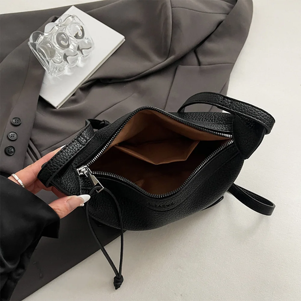 حقيبة يد من جلد البولي يوريثان مع سحاب حقيبة كروس للنساء للعمل والسفر والتسوق