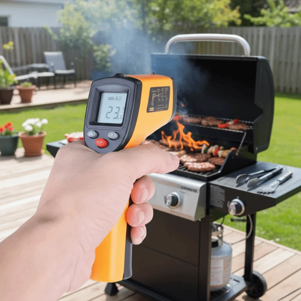 

Ручной ЖК-инфракрасный термометр, трансформируемые блоки с лазерным позиционированием, бесконтактный термометр, точный профессиональный