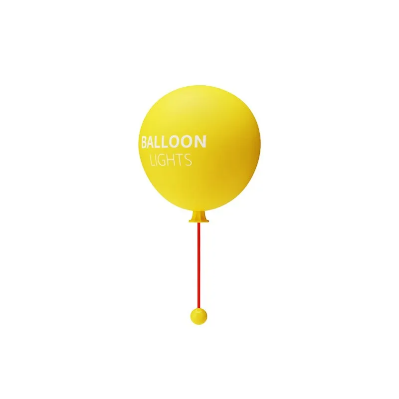 AWAH Balloon Wall Light, Rechargeable Silicone Night Light With Timer, Dimmable Nursery Lamp For Kids Bedroom Hallway
