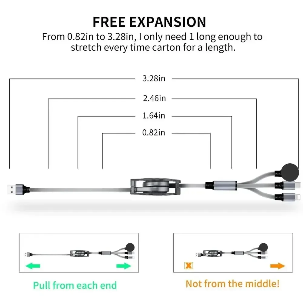 멀티 USB 고속 워치 충전기 케이블, 삼성 갤럭시 워치 6, 5 프로, 4, 3, 액티브 2, S23, S22, S20, C타입 휴대폰 및 마이크로 USB 장치