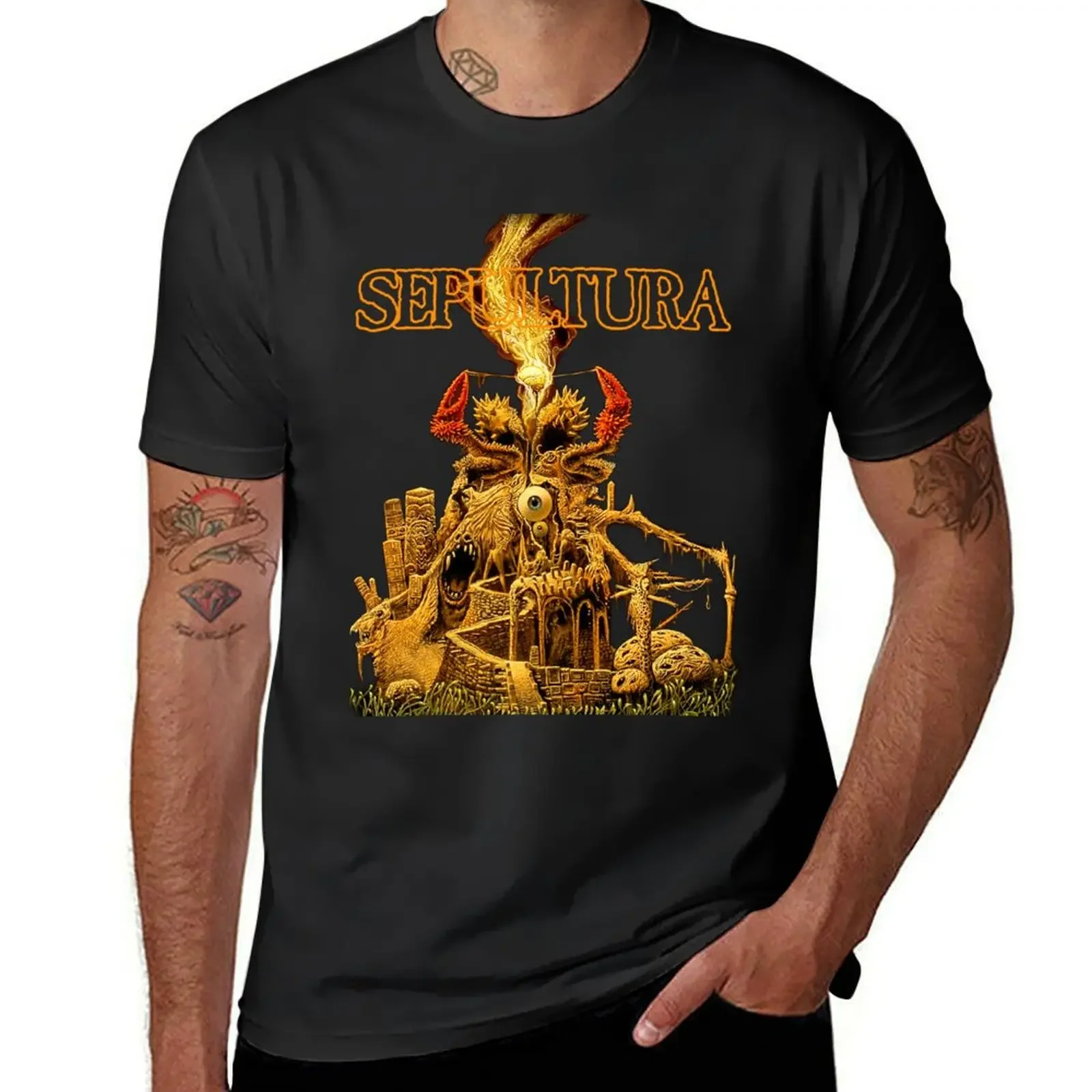 

Arise by Sepultura - Classic Old School Brazillian Death/Thrash Metal T-Shirt anime t shirts clothes for men