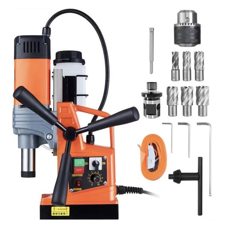 

2" Electric Drilling Machine Magnetic Drill Press Boring Diameter Power Drill 810 PRM 1-second Release Drill 1500W 110V/220V