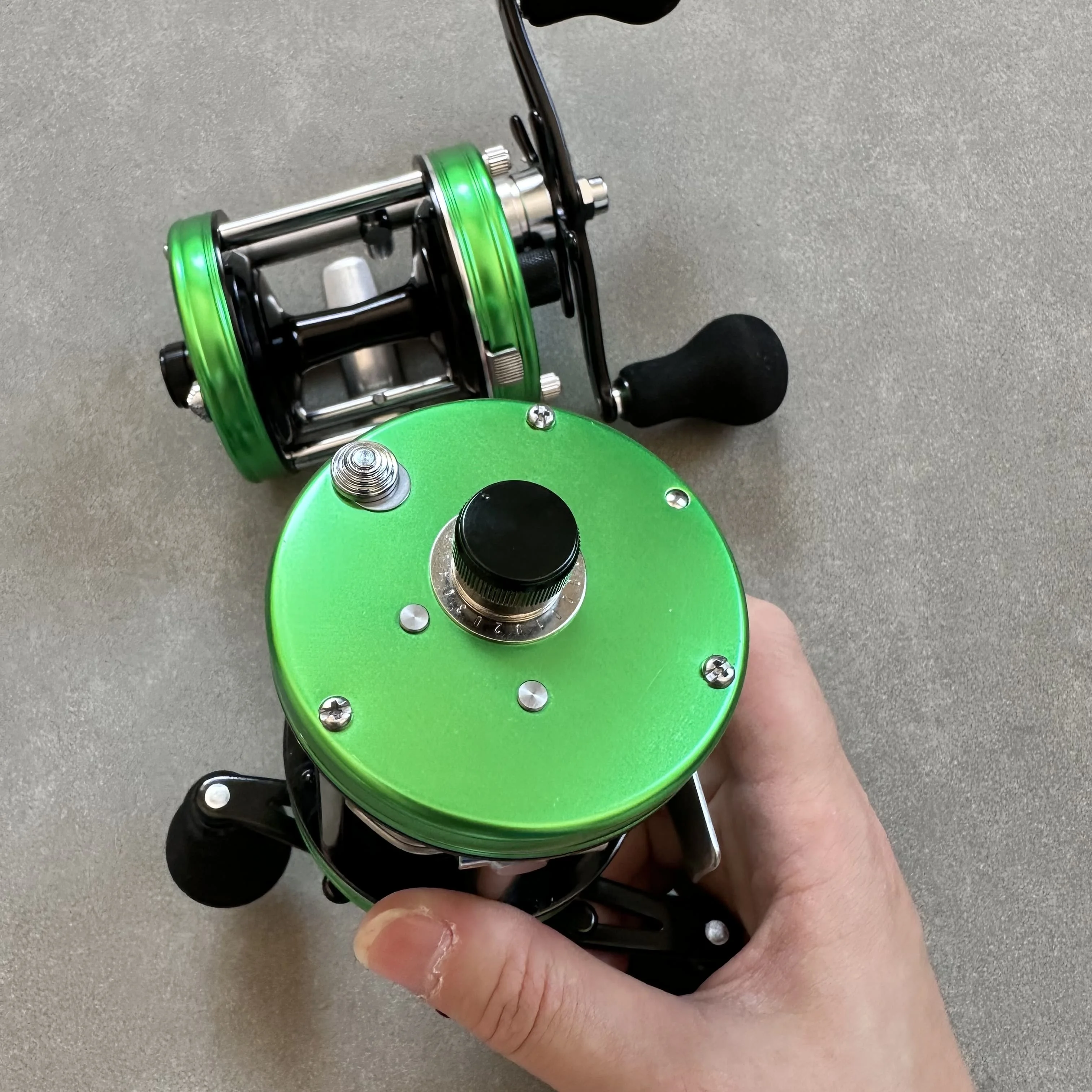 Trolling Reel - Welsangelrolle für Süß- und Salzwasser, Köderwerferrolle,