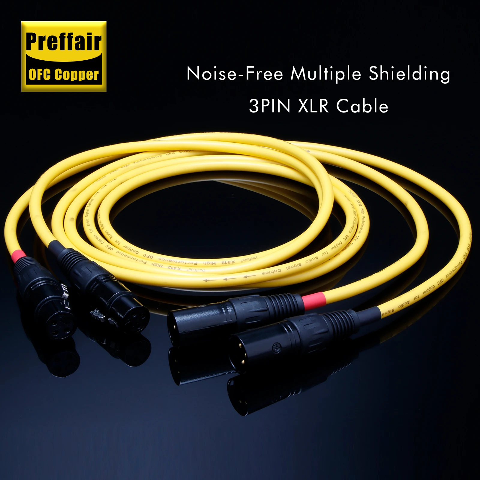 

Сбалансированный кабель Cardas Clear светильник XLR из углеродного волокна 3Pin XLR Plug усилитель для CD DVD плеера Соединительный аудиокабель