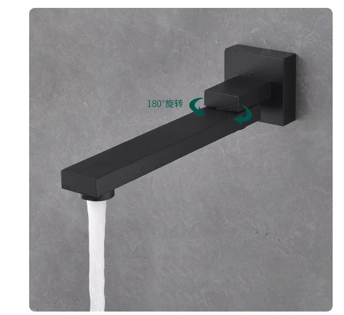 Square, round, rotatable, concealed type, concealed into the wall, shower, under the water outlet, faucet
