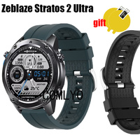 3in1 wristband for Zeblaze Stratos 2 Ultra Strap Band Belt Smart watch Silicone Bracelet Screen Protector Film