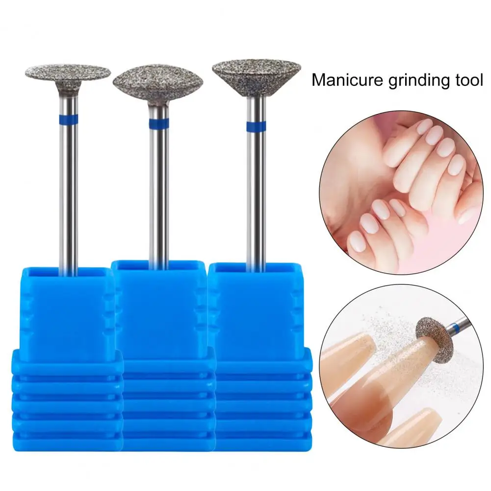 Nail Drill Bit High Strength Rust-proof Corrosion Resistant Compact Reusable Nail Grinding Machine Drill Bit Polishing Head