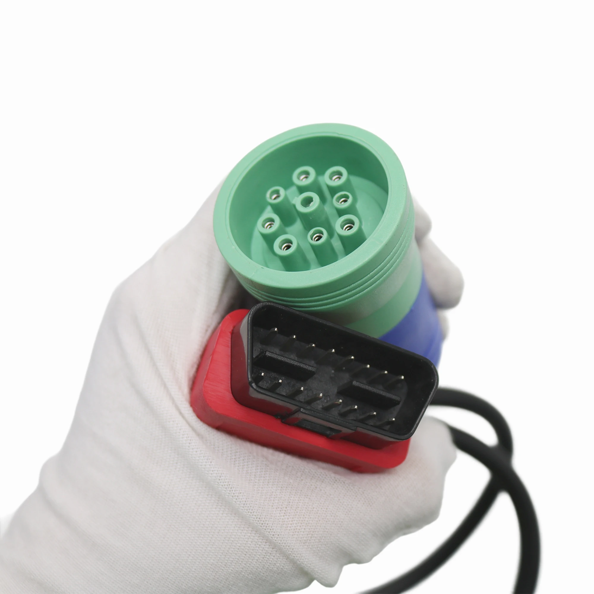 9 دبوس + كابل Obd لـ New Holland CNH DPA5 الأسلاك تسخير AS-ENGINE وحدة التحكم الإلكترونية اختبار خط كابل التشخيص #4