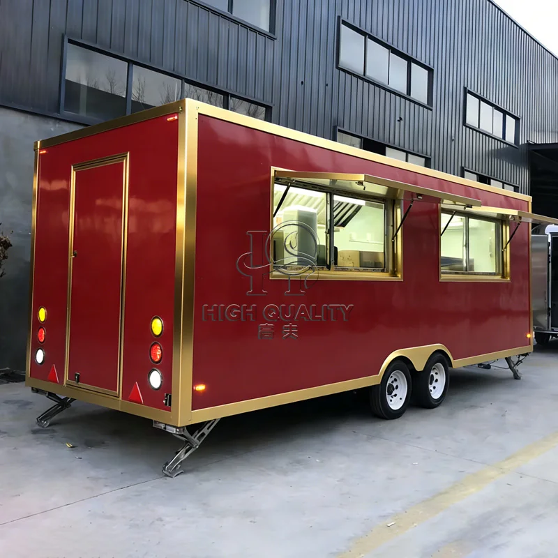 Design Concession Food Trailer with Customizable Kitchen and Barbecue