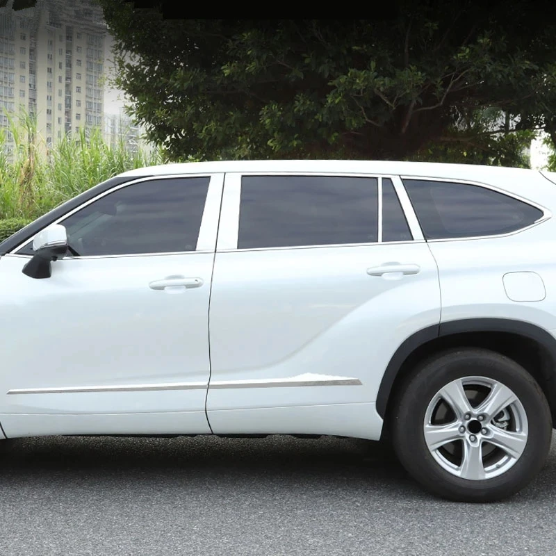 

Для Toyota Highlander Kluger 2008-2014 2015 2016-2020-2024 центральная крышка стойки B C, оконная стойка, накладки, автомобильные аксессуары