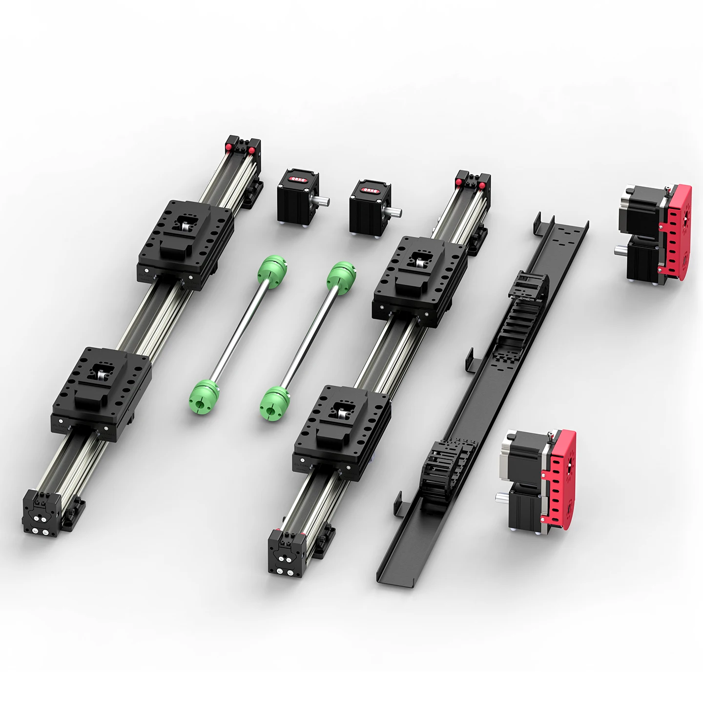 QRXQ RXP45-X-103 Build Customizable 100-6000mm High Precision Linear Actuator Rail Guide With Stepper Motor
