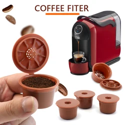 3PCSHigh Quality Reusable Coffee Filter Capsules for Caffitaly Refillable Plastic Coffee Pods Fit for Caffitaly Refill Capsule