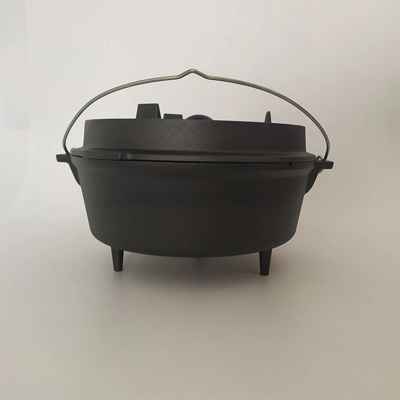

heavy duty cooking pot cast iron dutch oven