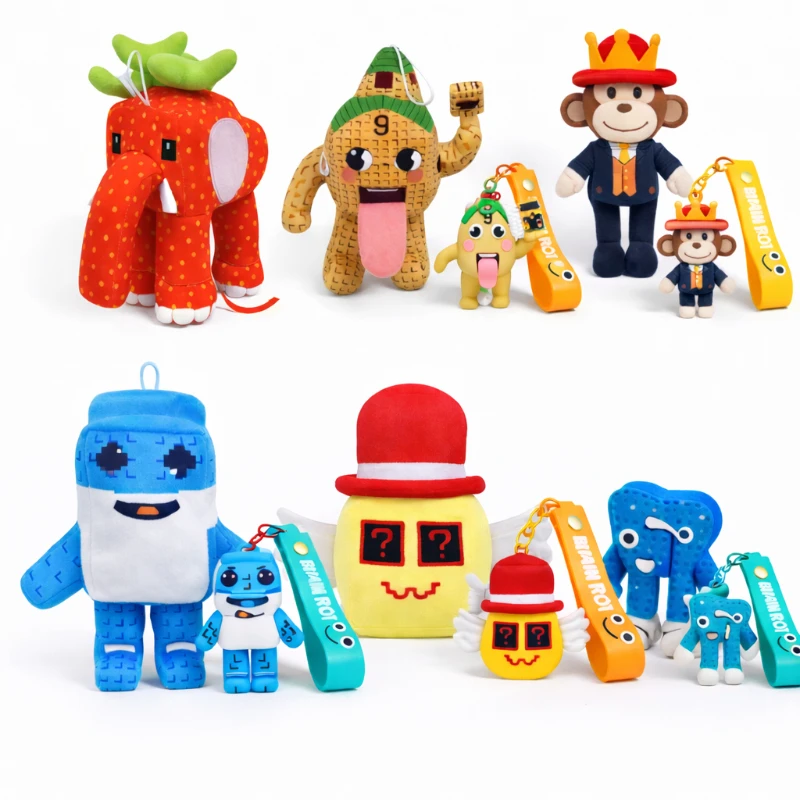 

Забавная плюшевая игрушка-мем «Brainrot», мягкая набивная игрушка, кавайная кукла, коллекционная, подарок на день рождения для детей, декор для комнаты 2026