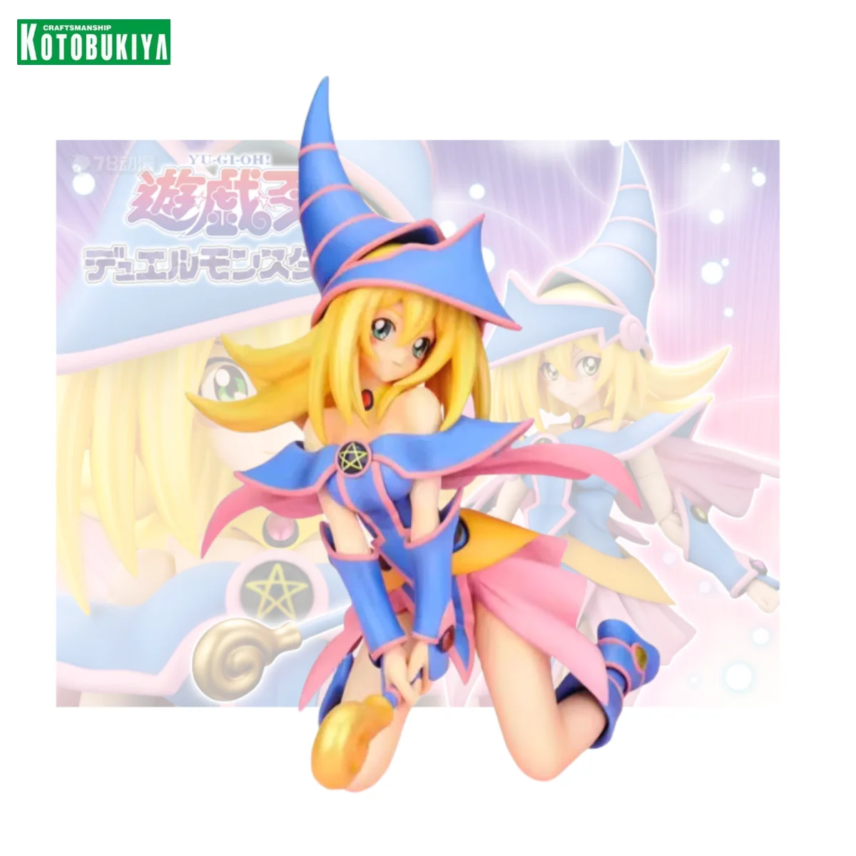 

In Stock KOTOBUKIYA Original ARTFX J Yu-Gi-Oh! Duel Monsters DARK MAGICIAN GIRL Action Figures Birthday Present Toy Gifts