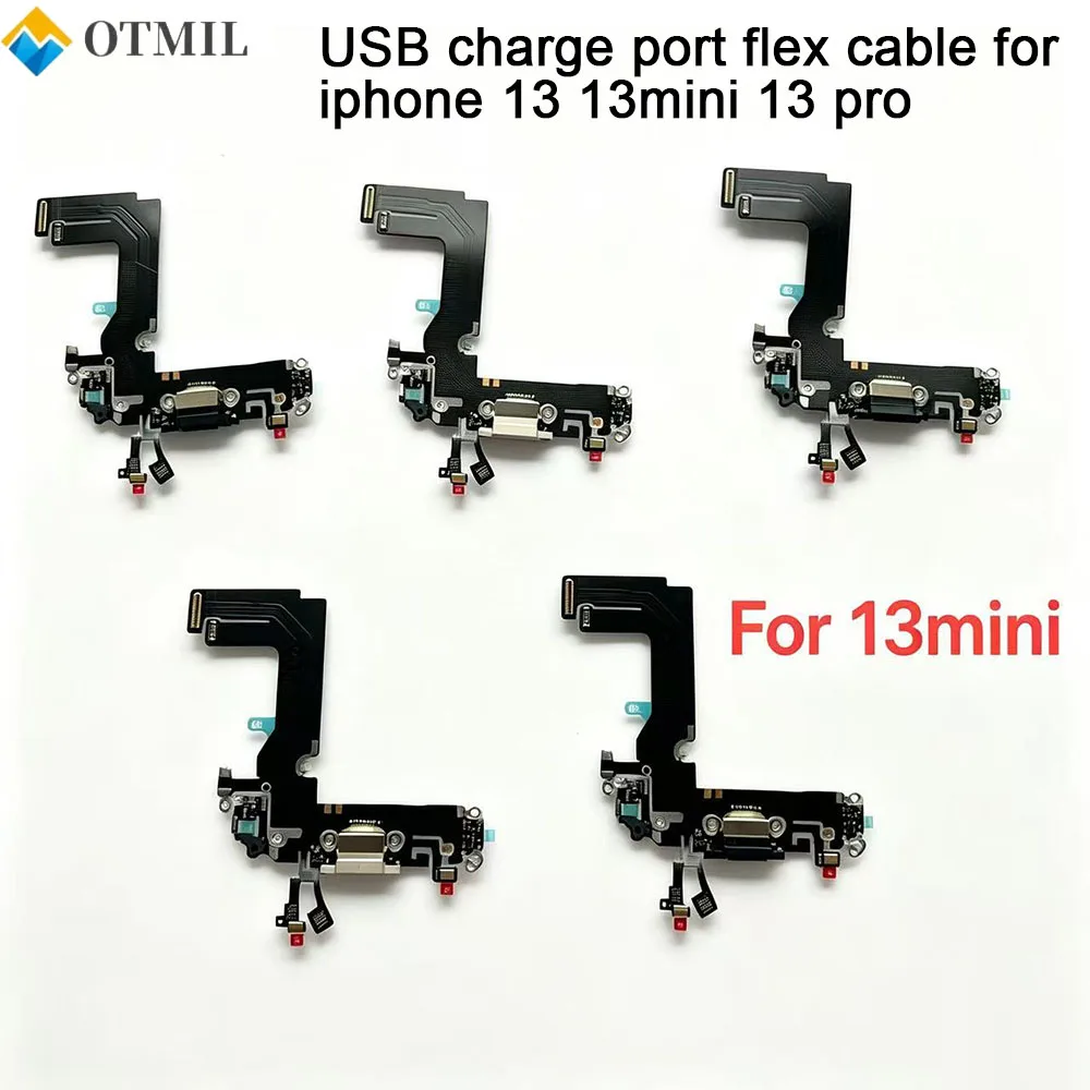Replacment Charging Port Flex Cable For iPhone 13 13 mini 13 Pro 13 Pro Max Lightning Dock Connector Tail Cable Repair Parts