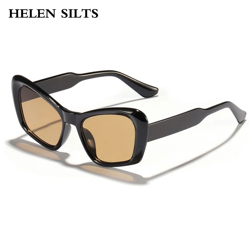 Retro Small Cat Eye Sunglasses Women Fashion Rivets Shades UV400 Men  CandyColor  Sun Glasses