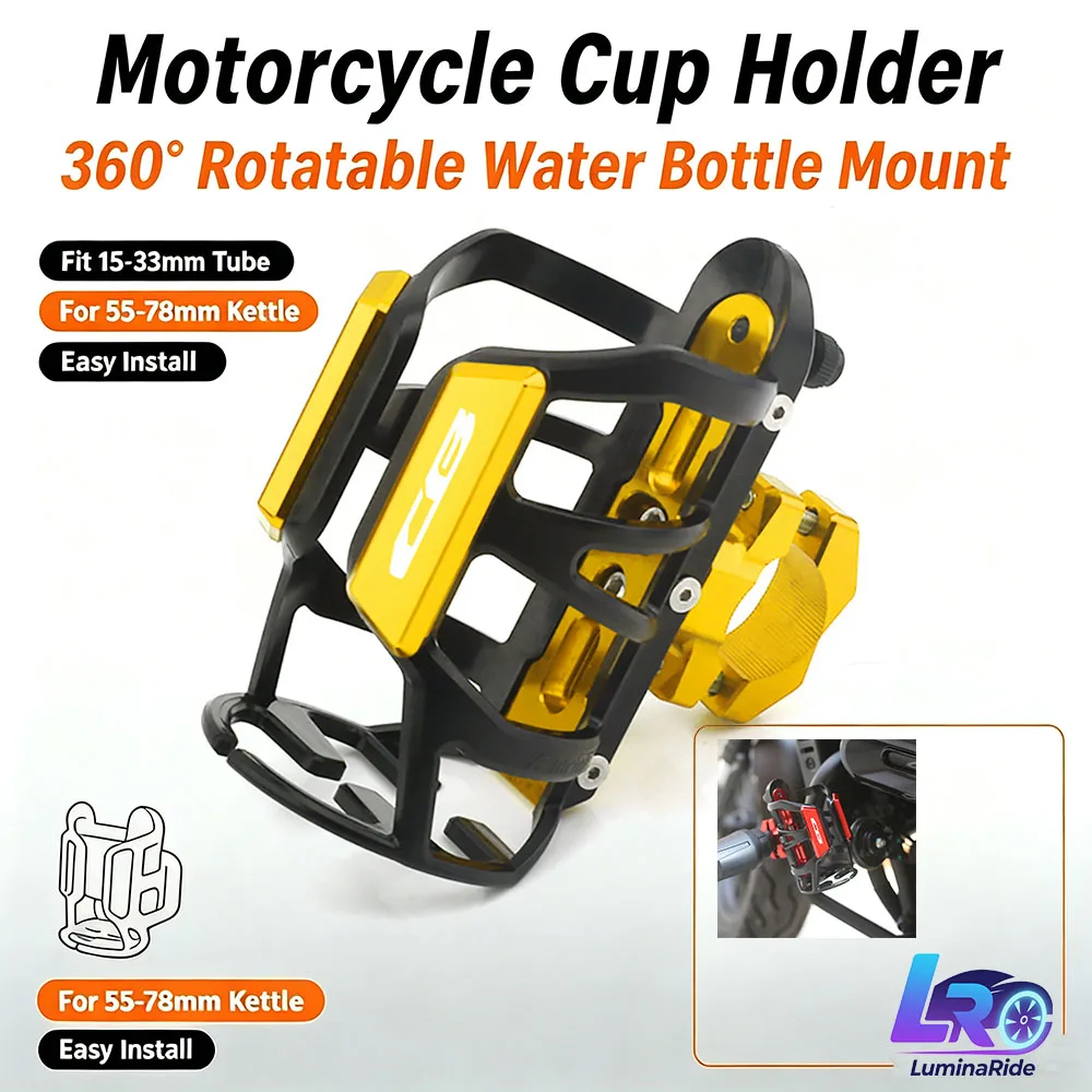 For CB500X CB500F CB500 CB 500 X/F Universal Holder Beverage Water Cup Drink Cup Bottle Cage Mount Stand Moto Accessories