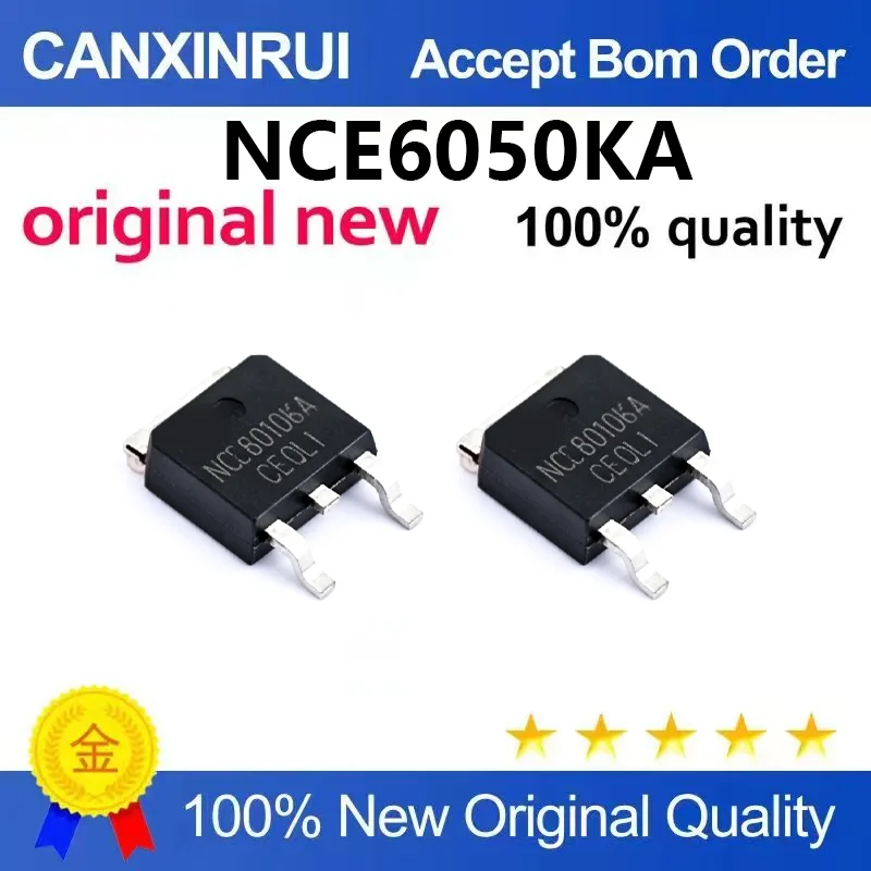 (5pcs-100pcs)Brand new original NCE6050KA TO-252-2 60V/50A N-channel MOSFET chip