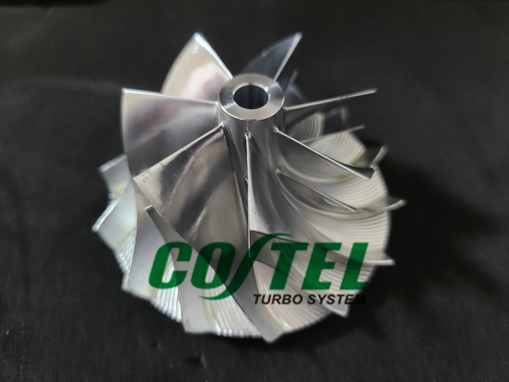 RHF55V Billet Wheel Turbo Performance 7+7 Blades RHF5 RHF55 CNC Billet wheel 48.5MM/65MM