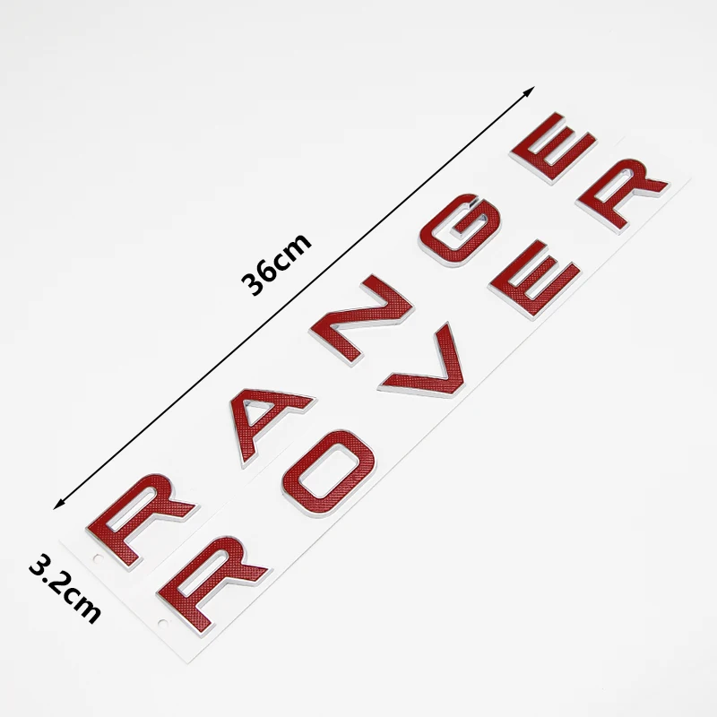 3D ABS Car Hood Badge Bonnet Sticker Range Rover Emblem Accessories For Land Rover Range Rover L320 L322 L405 L494 Vouge Evoque