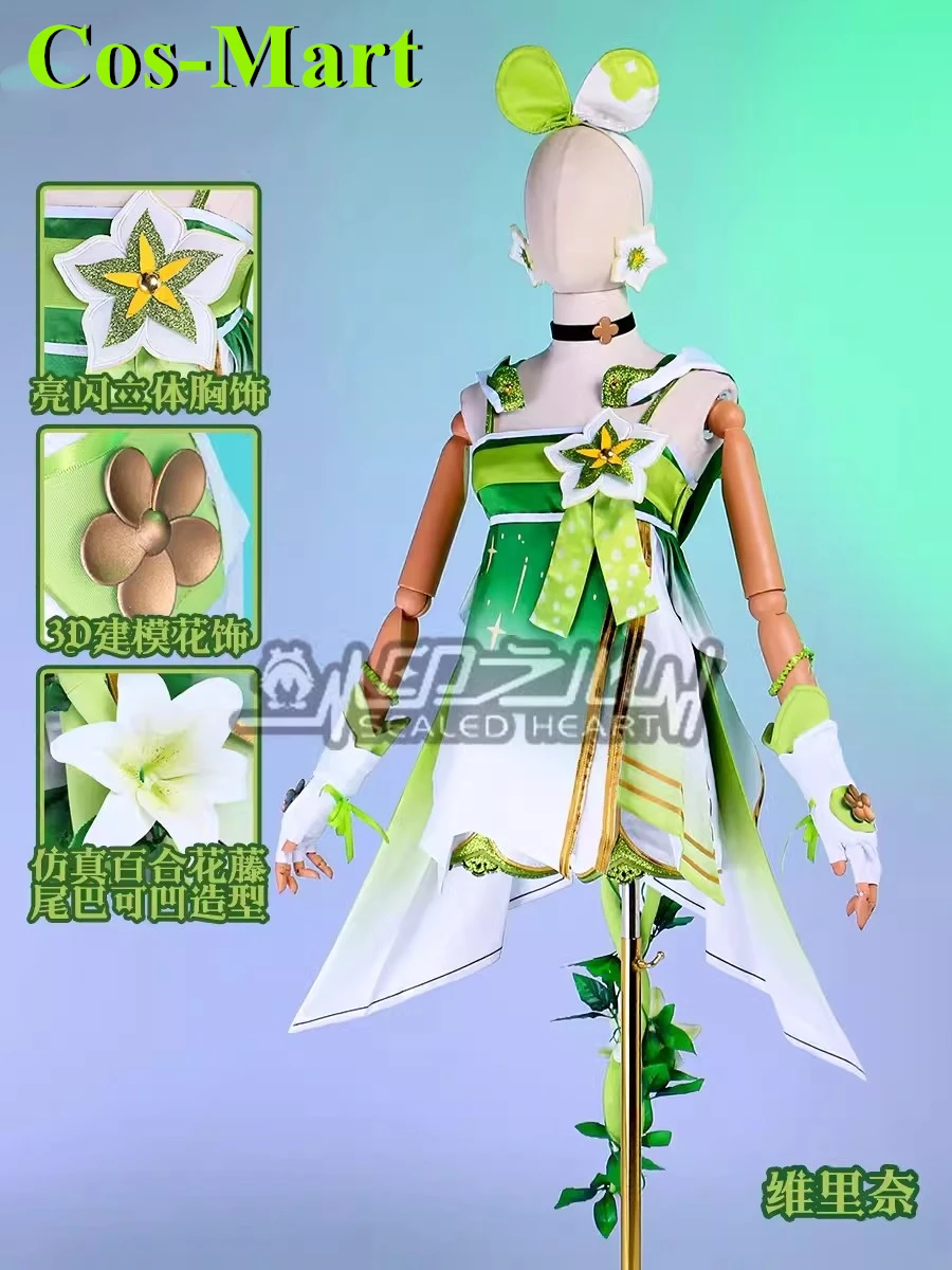 

Cos-Mart Game Wuthering Waves Verina Cosplay Costume Fashion Handsome Uniform Party Role Play Clothing Women's Dress
