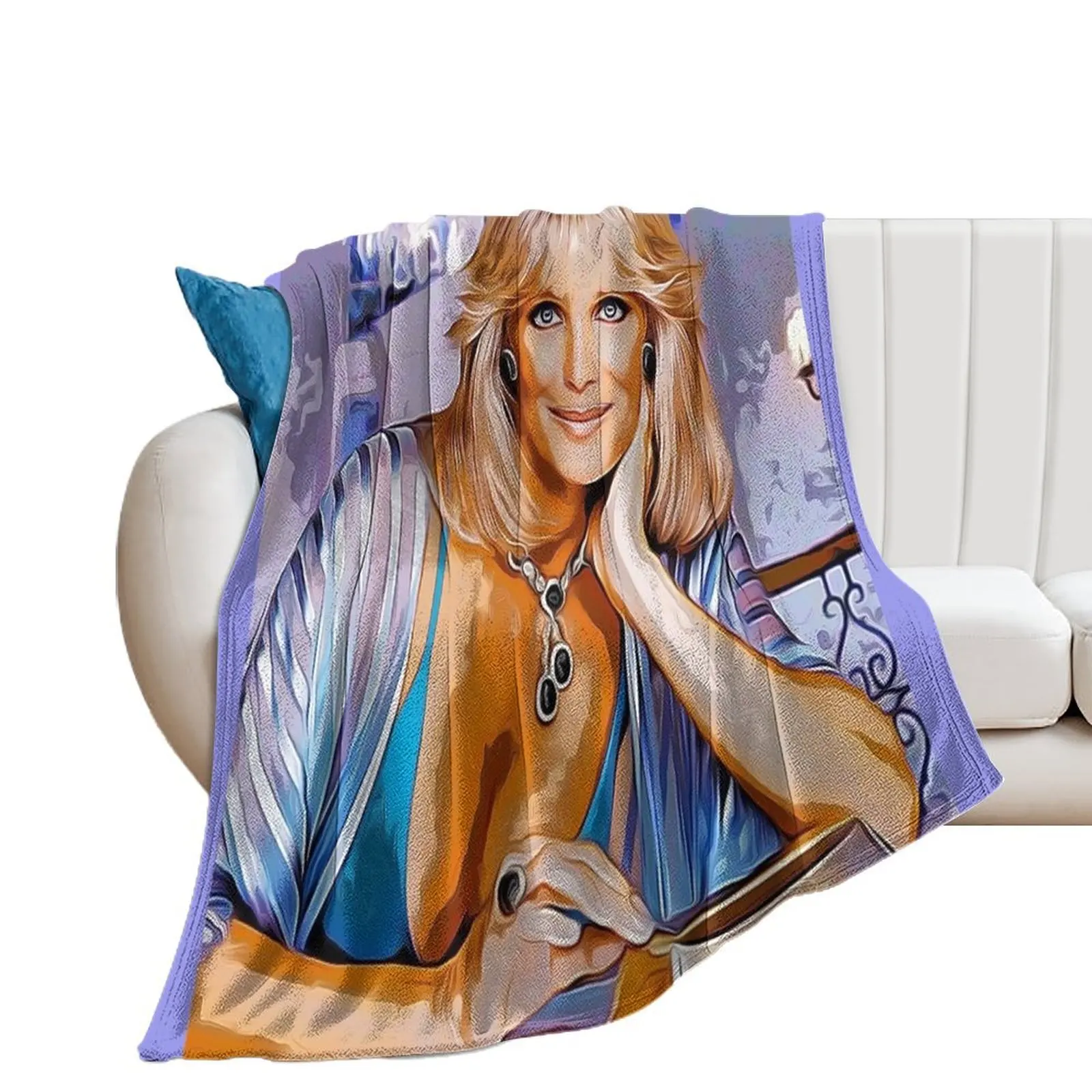 KRYSTLE CARRINGTON - DYNASTY Throw Blanket Sofa Multi-Purpose For Baby blankets ands Blankets