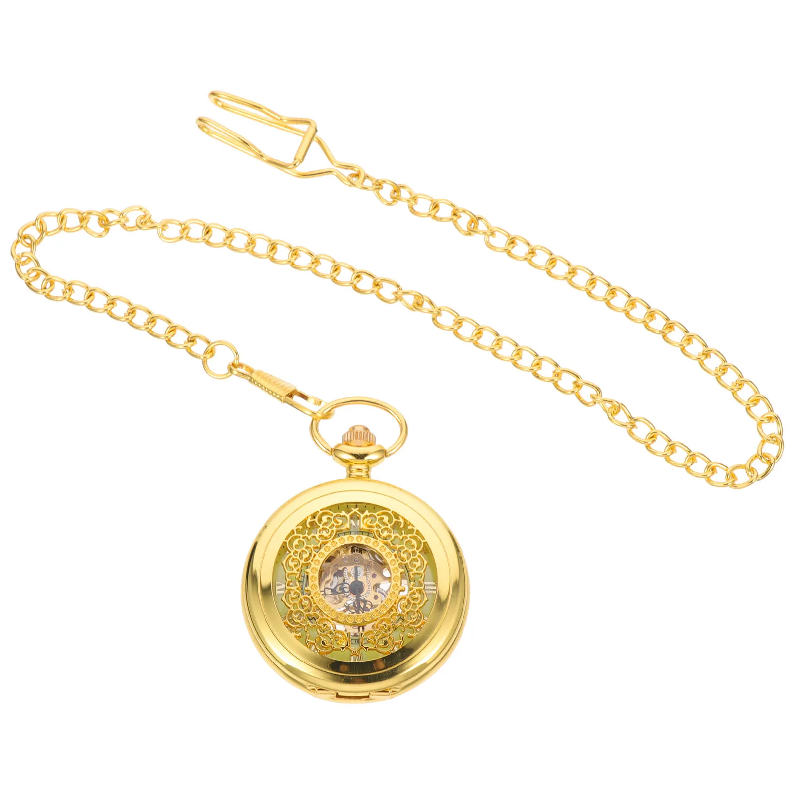 Pocket watch Steampunk Retro Mechanical Watch Roman Numerals Pocket Watch Roman Round Pocket Watch Retro vintage Mechanical watc