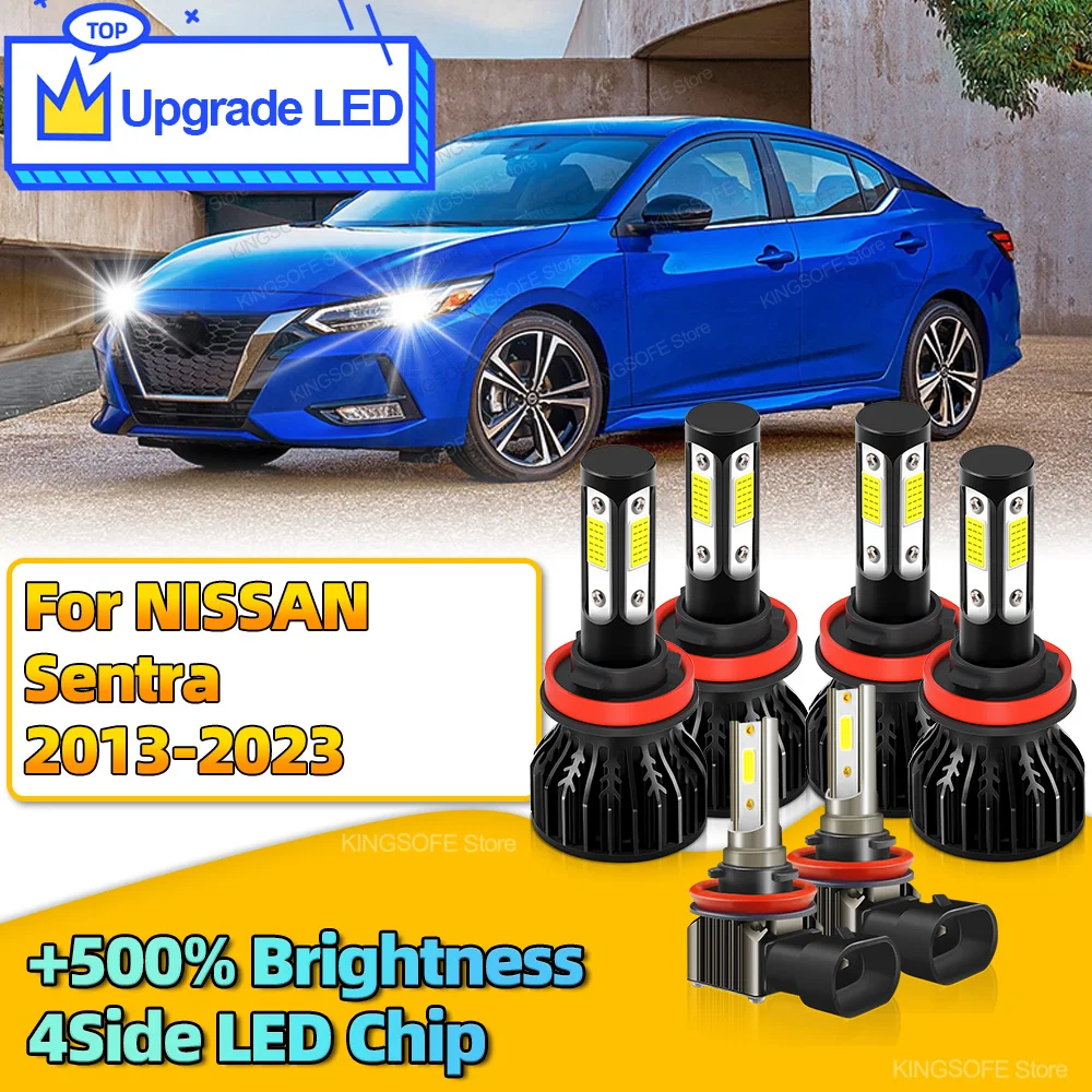 

2/4/6Pcs 180W High Power Canbus Car Bulb H9 H8 Led Headlight 6000K H11 Fog Light Lamp For NISSAN Sentra 2013 2014 2015 2016-2023