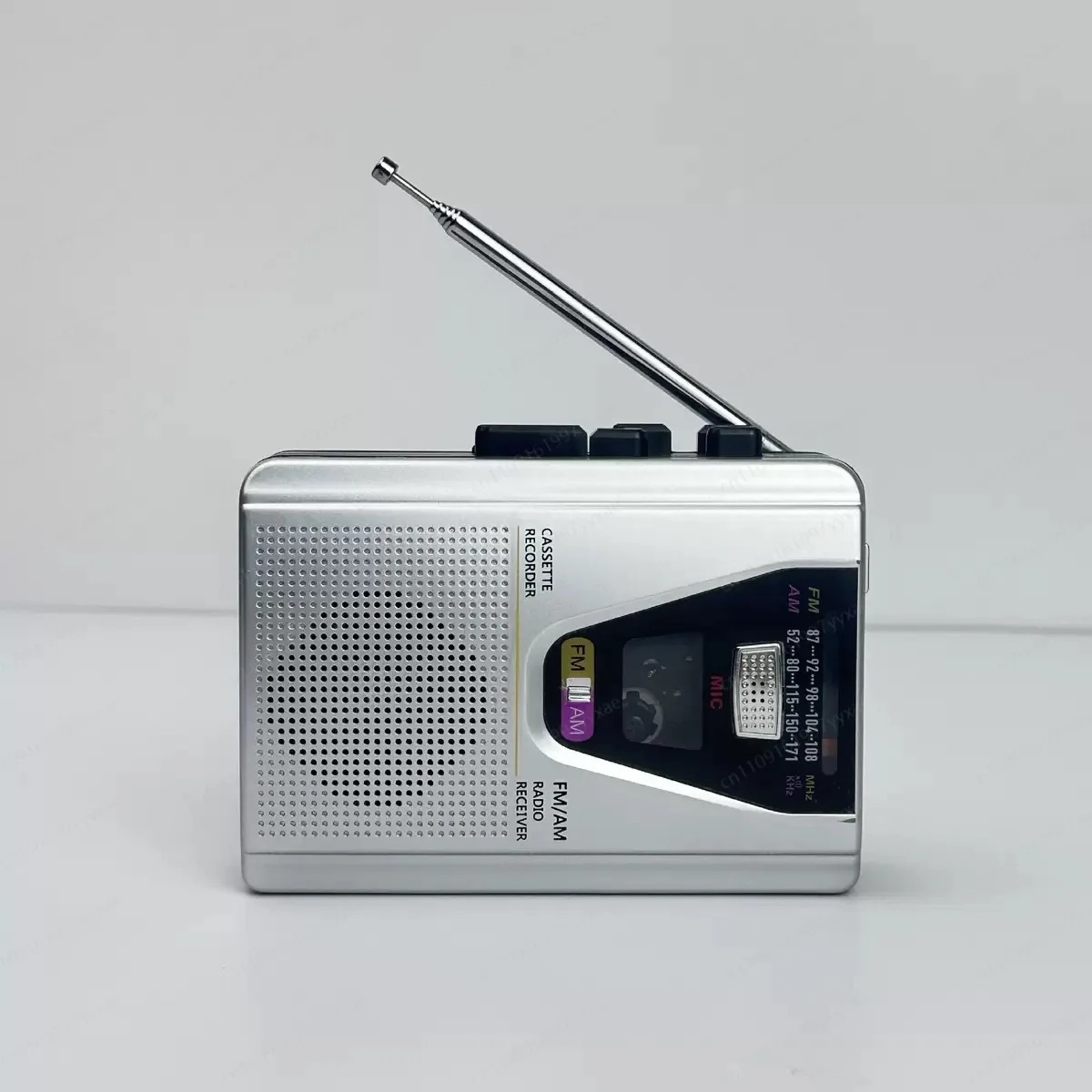 Portable AM/FM Radio Tape Walkman Vintage Cassette Player Auto-reverse
