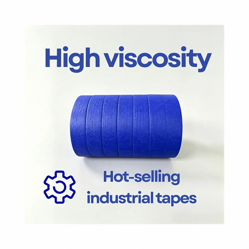 Blue Large Core Painter's Tape 7pcs 22yds*0.79in, High Adhesion, Easy Tear, No Residue, Multi-for Surface DIY Painting