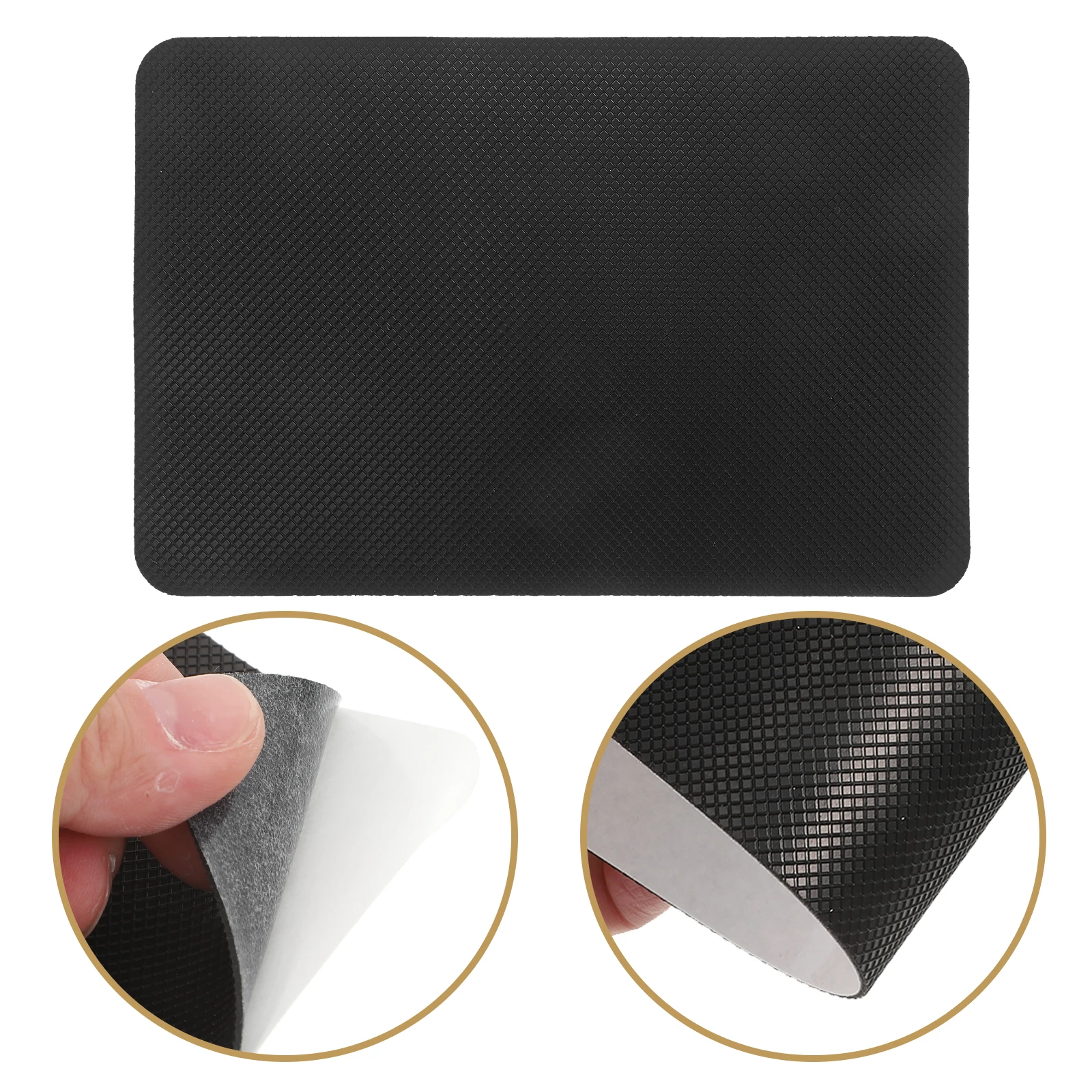

2 Pcs Adhesive Shoe Grips High-heels Protectors Bottom of Non- Black Pads Anti-slip