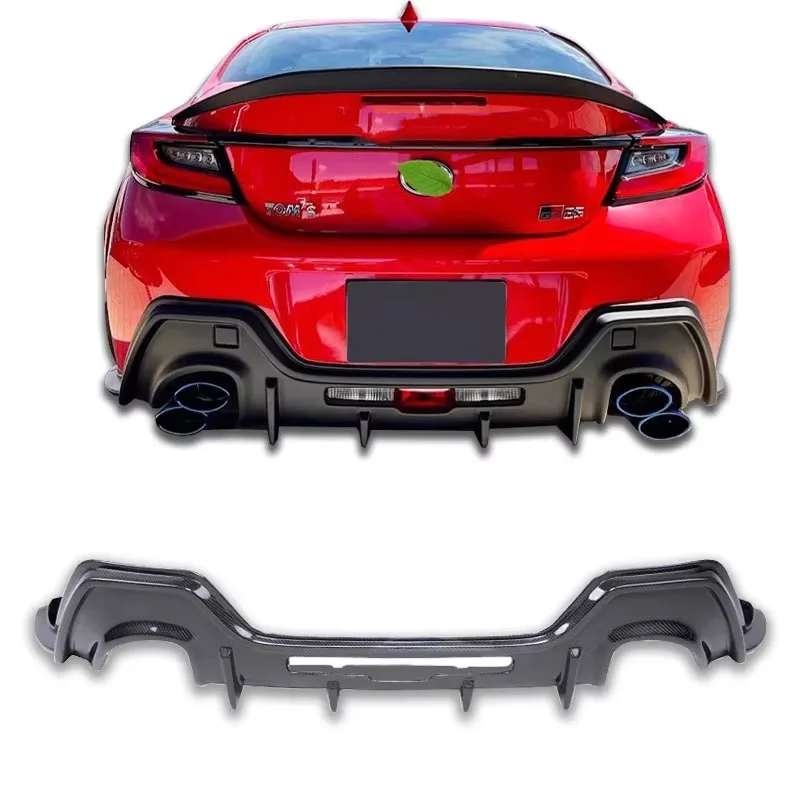 

For 2022 GR86 BRZ Toms Car Spoiler Carbon Fiber Rear Lip Spoiler Body Kit