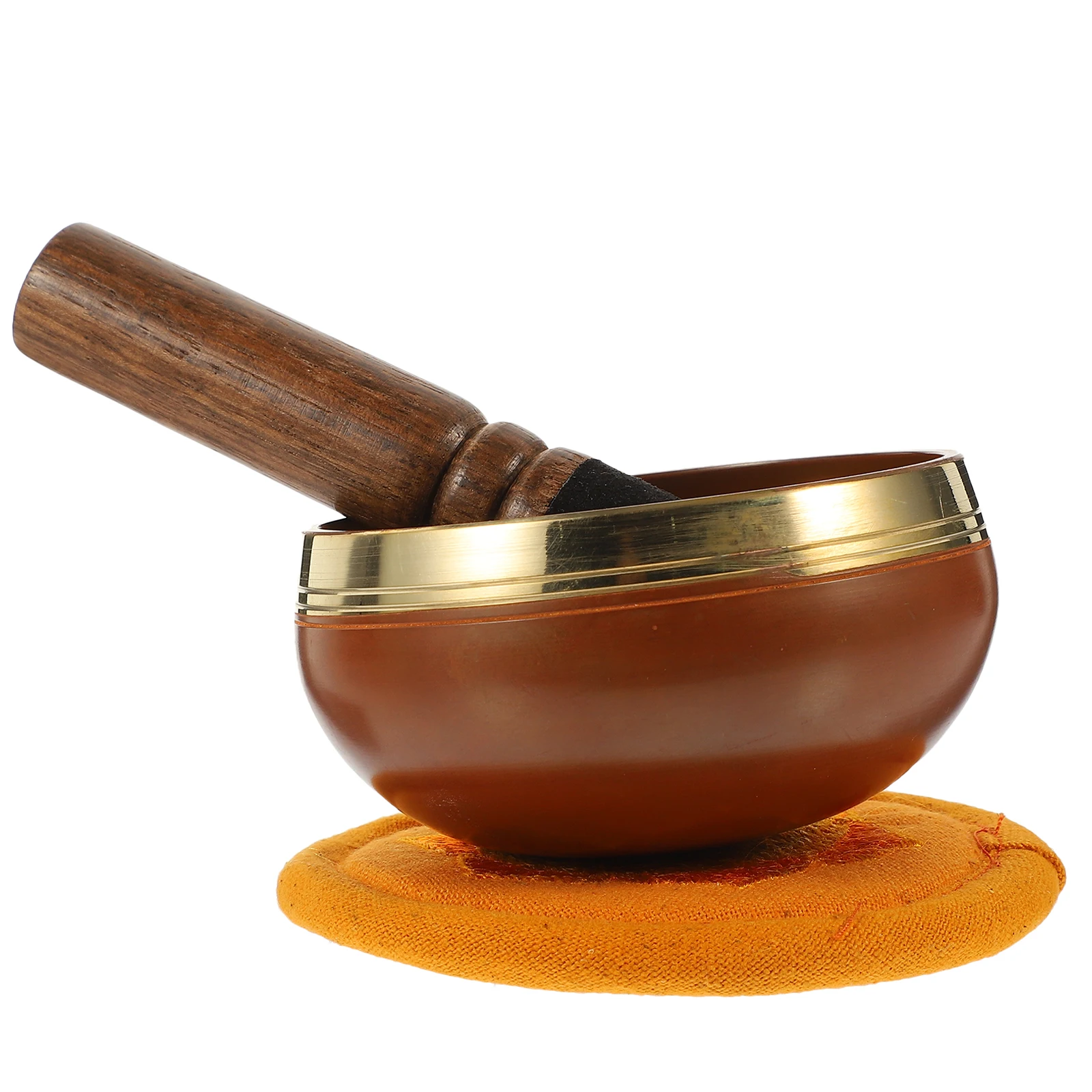 

1Set Buddha Singing Bowl Copper Tibetan Meditation Sound Bowl with Mallet Pad Yoga Relaxation Mindfulness Buddhism Accessory