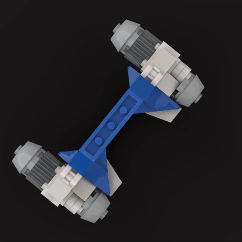 64pcs MOC Delta 7 Hyperdrive Spaceed Model Building blocks Architecture creative toy idea Christmas gifts Brick Kids Birthday