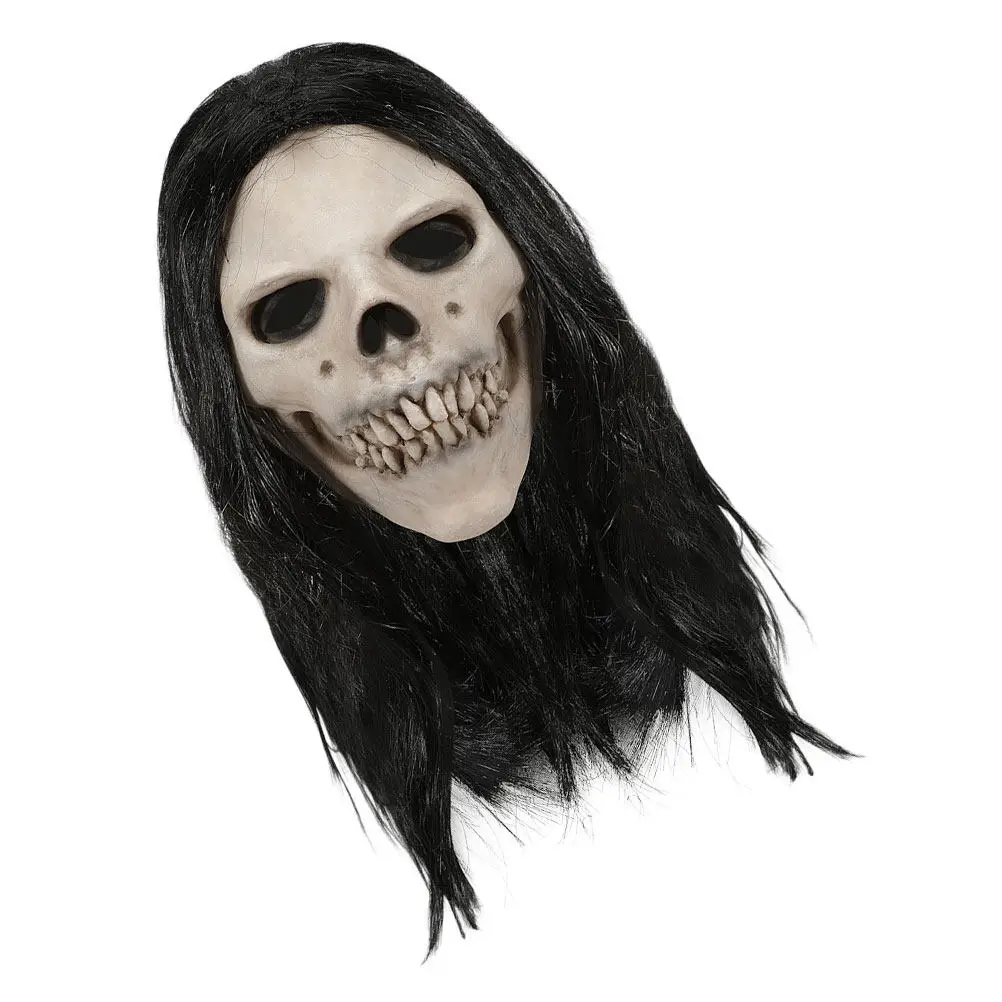 Masquerade Skull Mask Halloween Face Realistic Party Props Scary Demon Full Cosplay