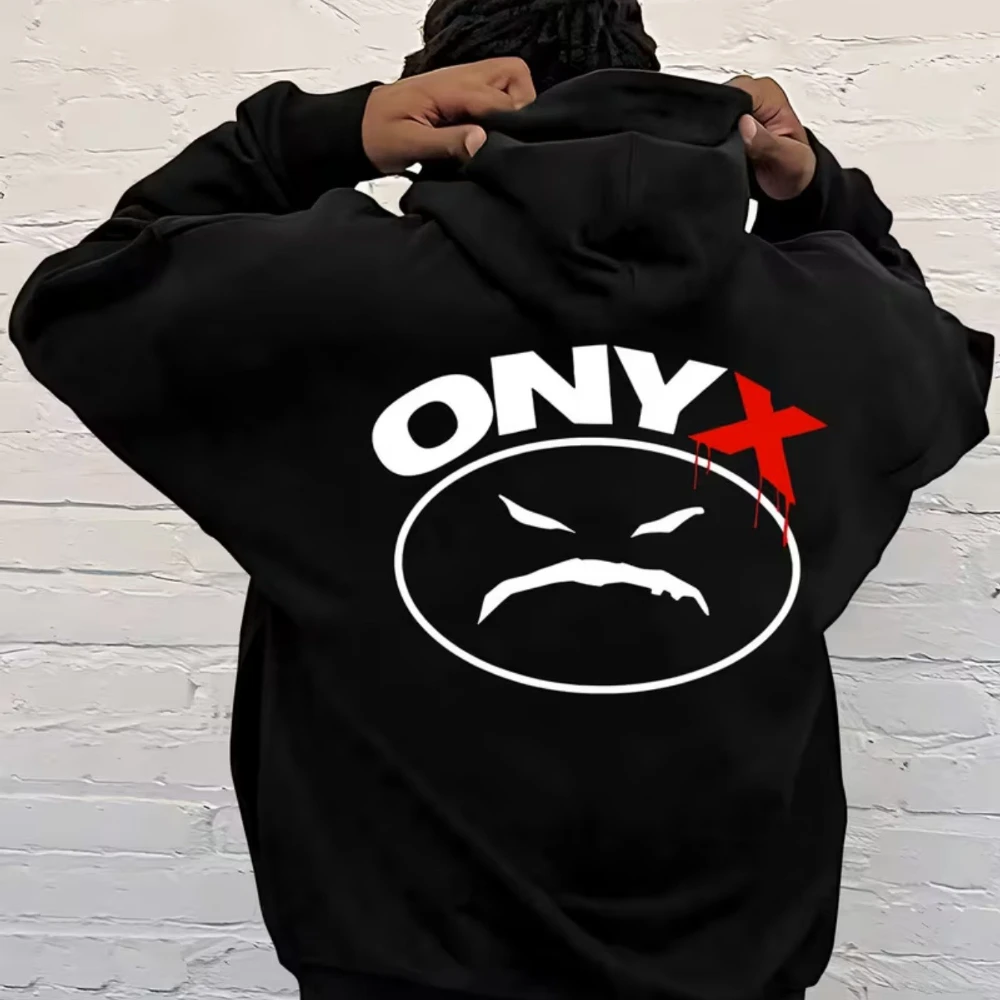 CLOOCL Angry Expression ONYX Printed Hoodie Autumn/Winter Fashion Mens Clothing