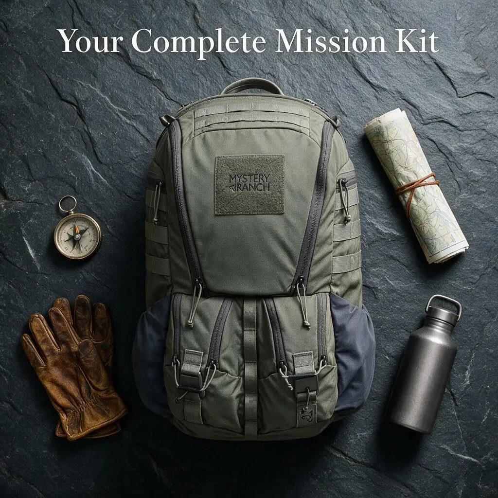 Mysterious Ranch RIP 32L Professional Outdoor Backpack 2-in-1 Tactical Mountaineering Equipment Commuter Backpack