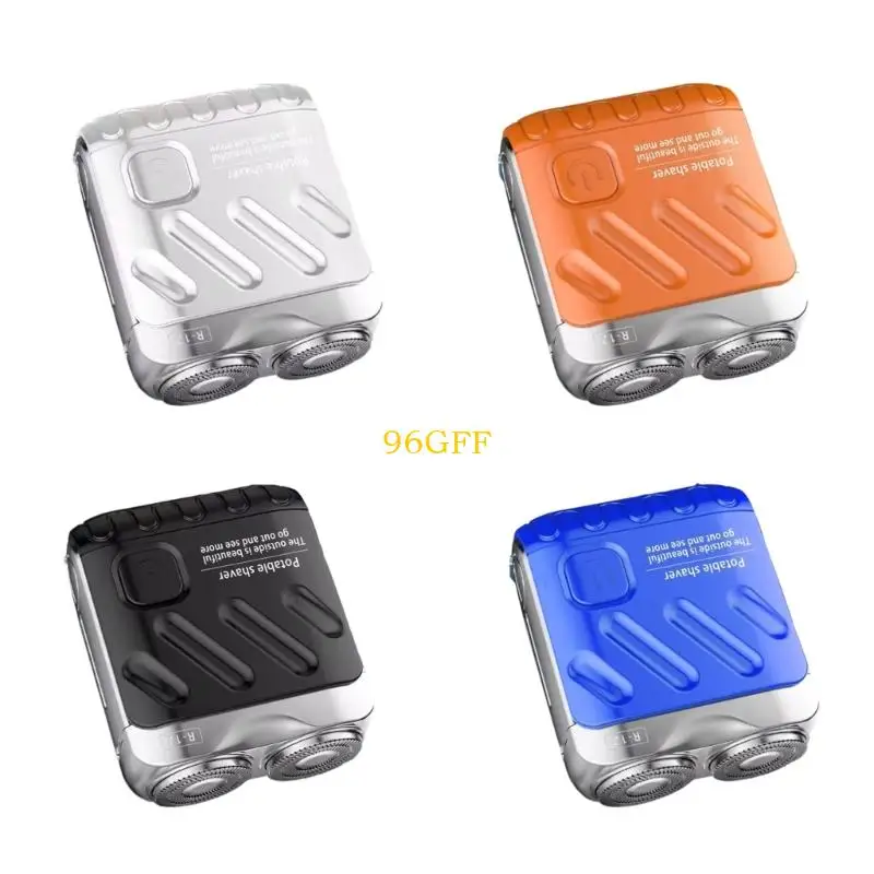 

96GF Электрическая бритва для лица и бакенбардов обрезки с двойной головкой бороды триммер Эффективная ручка, устойчивая к