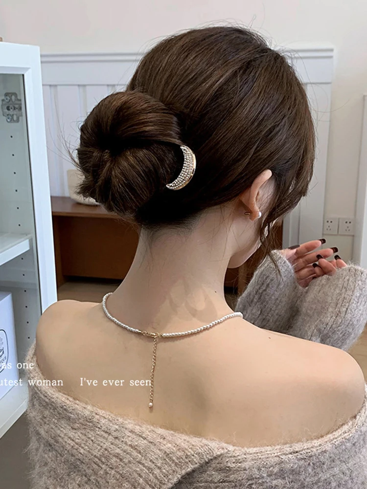 Haarstab im chinesischen Stil für Frauen und Mädchen, Vintage-Haarnadeln, modische U-förmige Haarspangen aus Metall, Haar-Accessoires – Detail 34