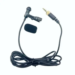 Microphone à pince Lavalier pour amplificateur de son, haut-parleur sans fil, 1.5m, 2m, 3m, 5m, 3.5mm, fiche métallique filetée, téléchargements statiques