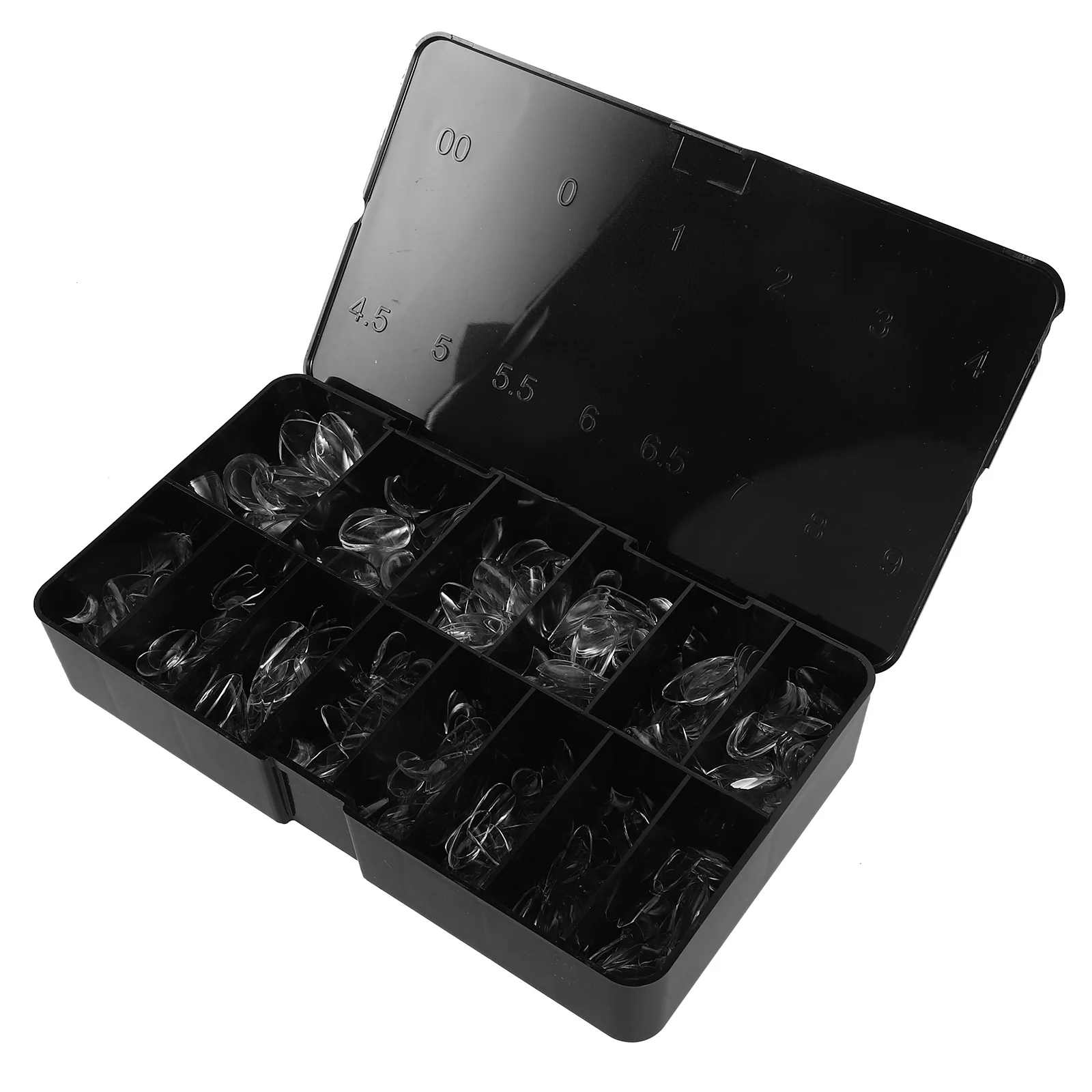 600 pçs dicas de unhas transparentes unhas falsas imprensa clara em forma de amêndoa gel acrílico cobertura completa extensões artificiais