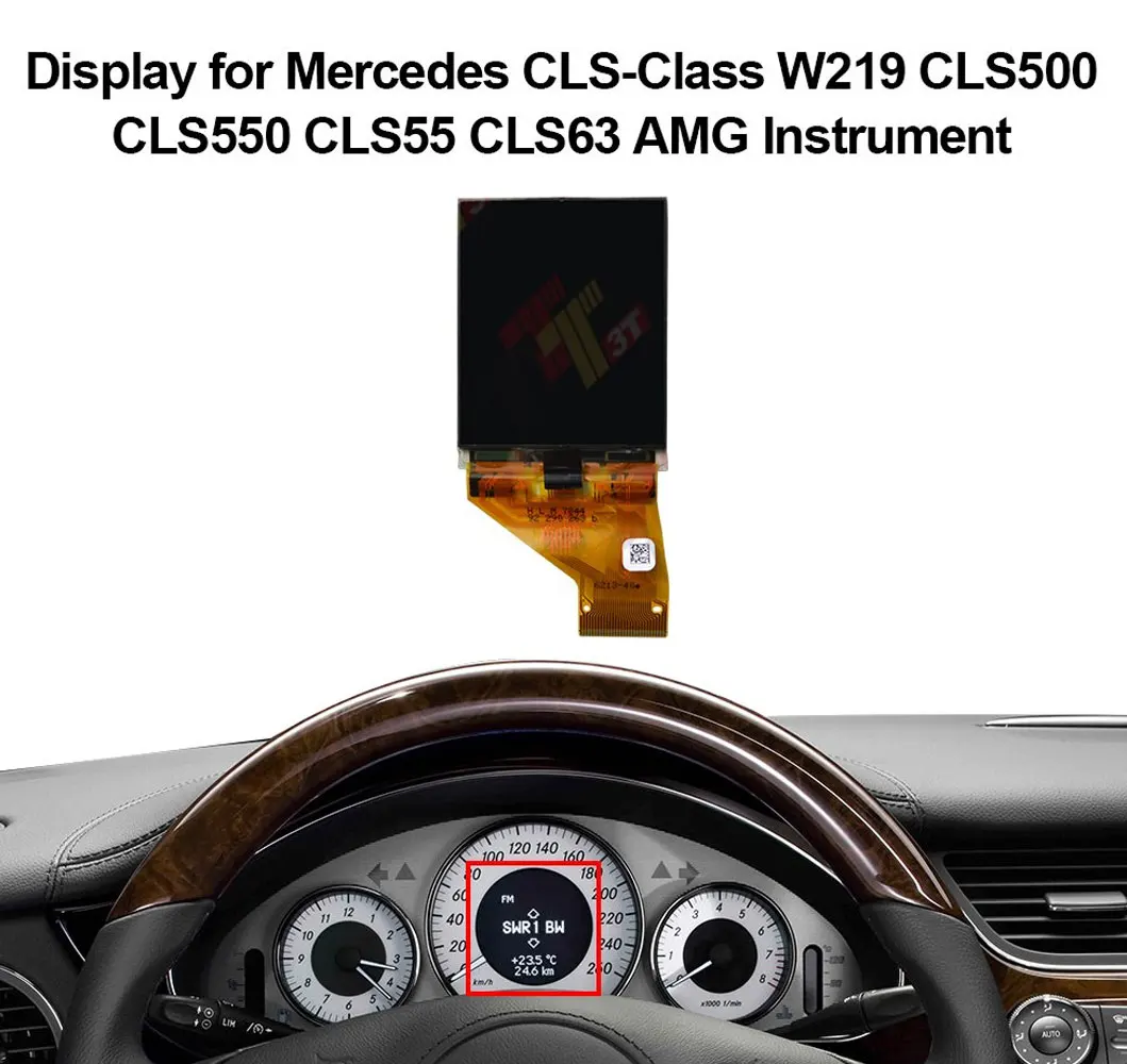 Armaturenbrett-Display für Mercedes E-Klasse E320 E350 E500 E55 E63 W211 CLK-Klasse W209 CLS-Klasse W219 Instrumentencluster Pixel-Reparatur – Detail 2