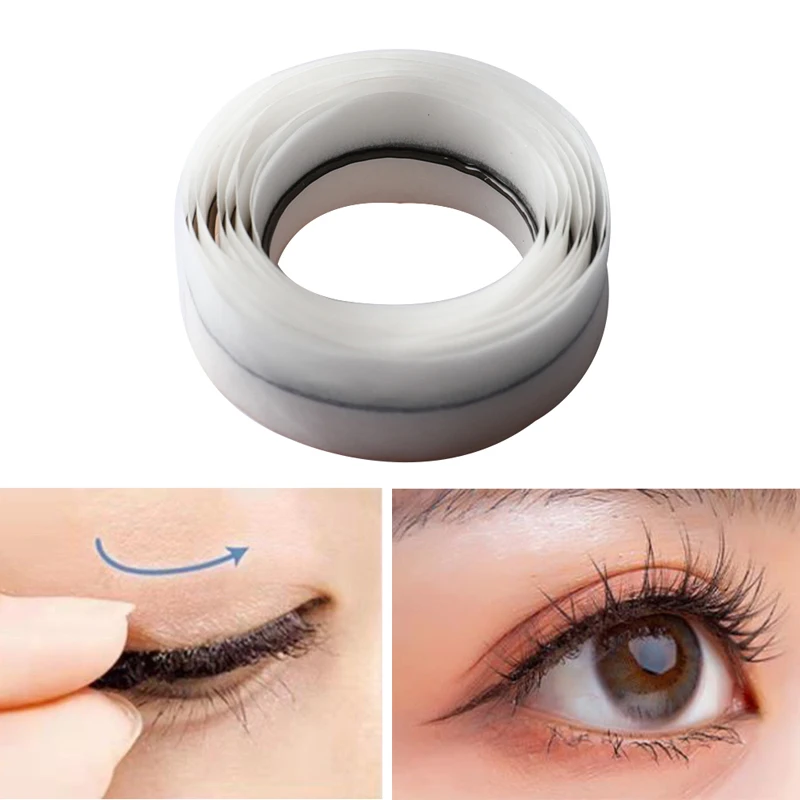 1 meter Reusable Self-Adhesive Glue-Free Eyelash Glue Strip False Eyelashes Makeup Tools No Glue eyelashes Hypoallergenic