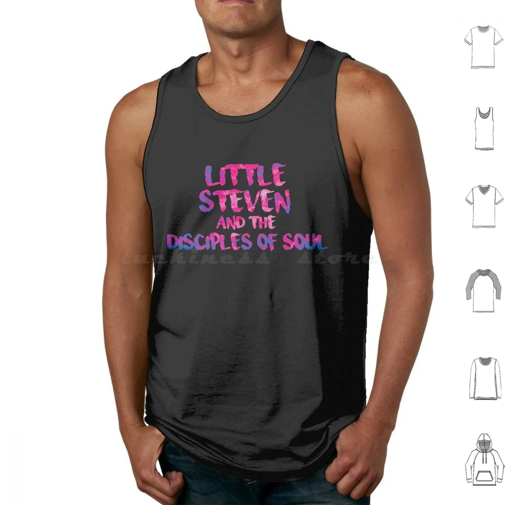 Little Steven Disciples Of Soul Logo Tour Nilamuda Essential Essential Tank Tops Vest Sleeveless Little