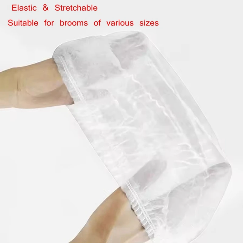 Shoes Cover Disposable Broom Cover Ground Hair Cleaning Cover Crevice Dust Adsorption Non Woven Fabric Cover Cleaning Tool