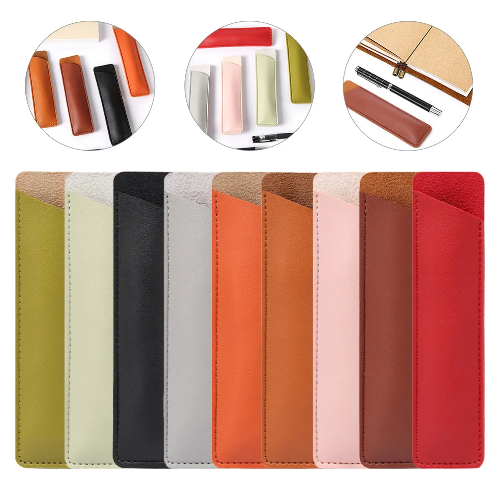 

9Pcs Pen Holder Premium Single Pen Pouch for Fountain Pens Water Scratch Stain Protection Office School Gift Case