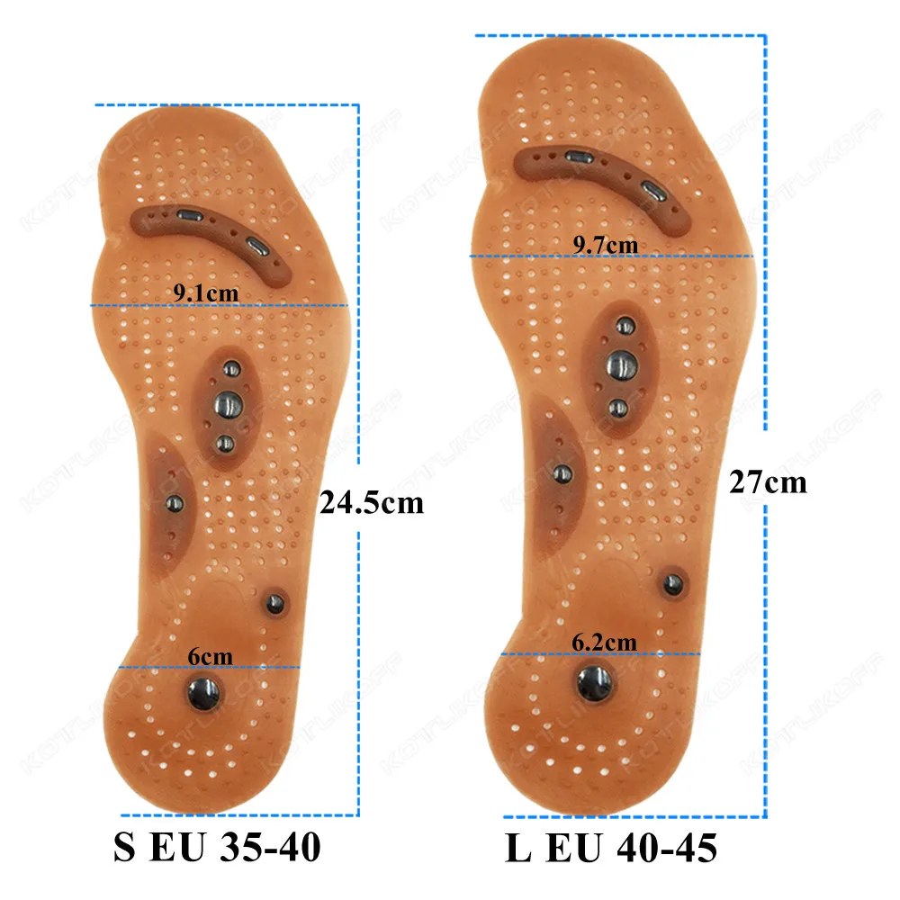 Magnetic Insoles Massage Shoe Inserts Massage Insoles Footwear Insoles For Men Women Breathable Orthopedic Shoe Inserts