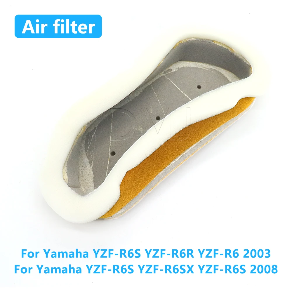 Motorcycle Accessories Air Filter Cleaner For Yamaha YZF R6 YZF-R6R R6 RaceBase YZF-R6 R6 SRC YZF-R6S R6S 50th Anniversary