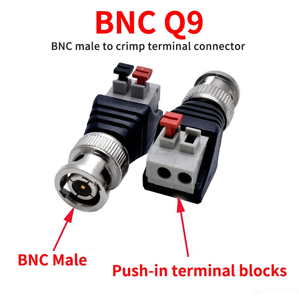 Bnc Male To Crimp T…